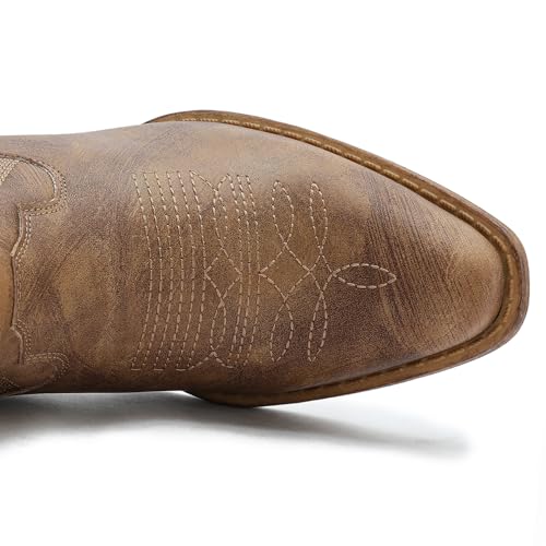 Image of GLOBALWIN Cowboy Boots For Women Short Ankle Boots