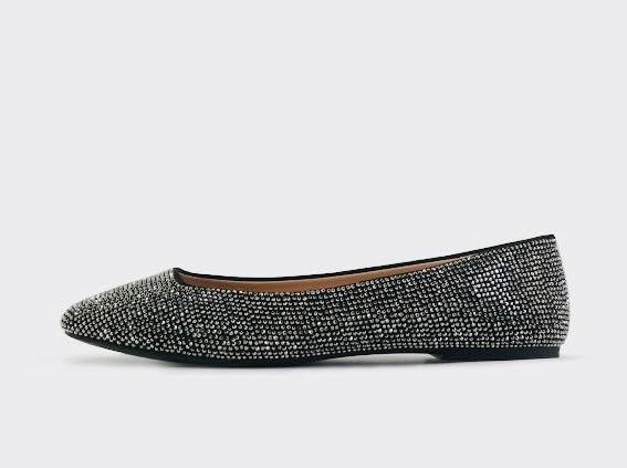 michia Mesh Sparkle Ballet Flats for Women2