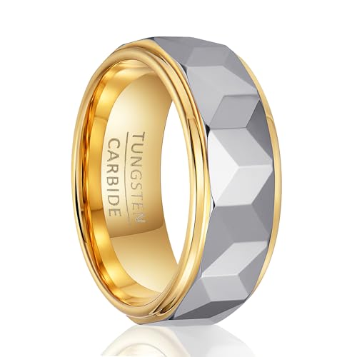 8mm wide stylish and elegant tungsten ring, wedding ring for men and women, wedding jewelry gift