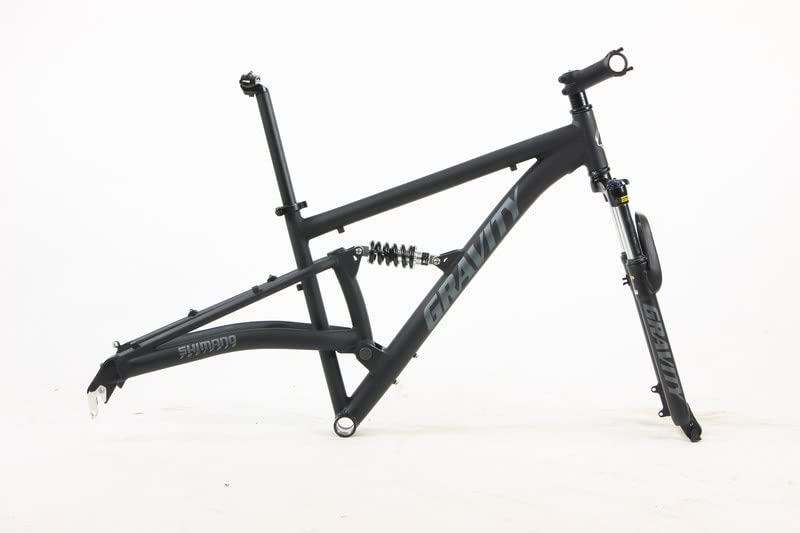 Gravity FSX 29 inch Aluminum Dual Suspension Mountain Bike ATB Bike Frame Set Fork Headset Seatpost