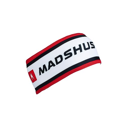 Cinta del pelo blanca Madshus Race con tejido ligero de alta absorcion