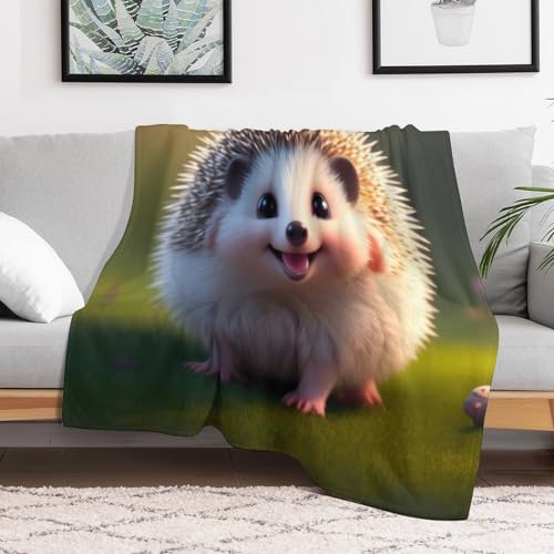 Tapis douillet hérisson couverture thermique chaude et facile à manipuler