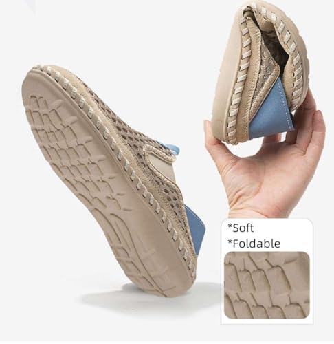 Men's Breathable Loafers Knit Lightweight Driving Shoes Slip-on Casual Walking Shoes for Men4