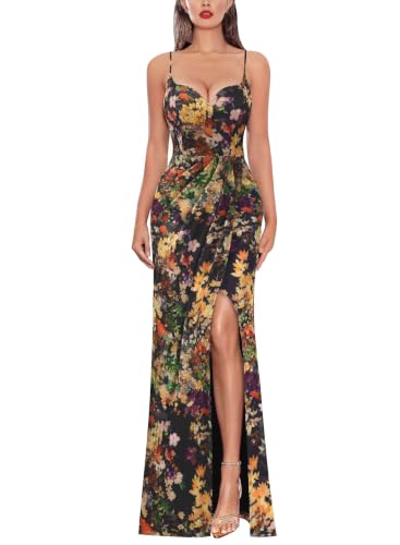 Image of VFSHOW Womens Sexy Spaghetti Strap Formal Prom Evening Gala Long Maxi Dress
