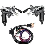 tycardor HT 914015 Electric Headlight Motor Conversion Kit 2 PCS Front Left and Right C3 Corvette Headlamp Compatible with Chevrolet Corvette C3 1968-1982 4-Pins