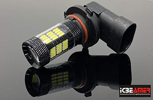 Icbeamer 9005 Hb3 18 5050 Led Smd For Day Time Running Drl Light Bulbs Replace Halogen Lamps [Color: Super White] 1 Pair #TOP1