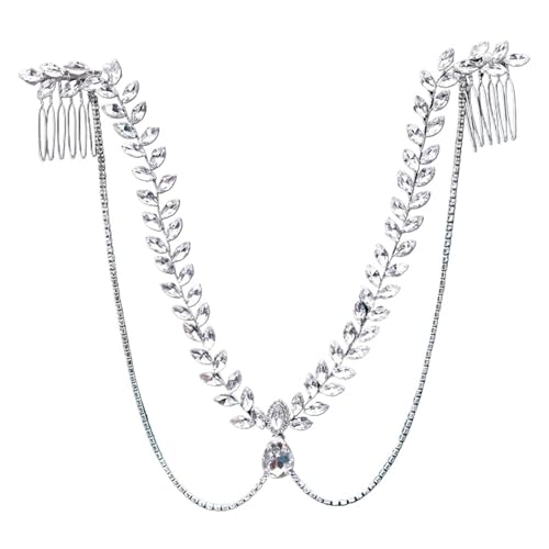Coiffe de mariage strass pour maintenir une coiffure impeccable et rayonnante sans voile