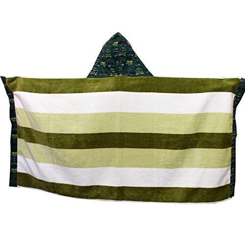 Desconocido Wildcollect Toalla con Capucha para Niños, Niños Y Bebés, Verde | Baby-Ley-244