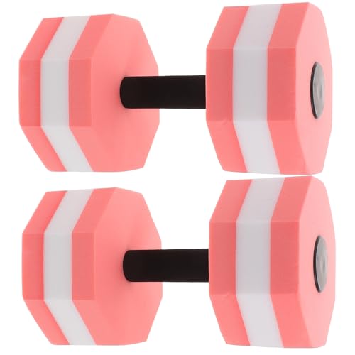 HONMEET 1 Pair Lightweight Eva Dumbbells for Water Aerobics Octagonal Pool Weights for Aquatic Exercise Suitable for All Ages Durable and Equipment