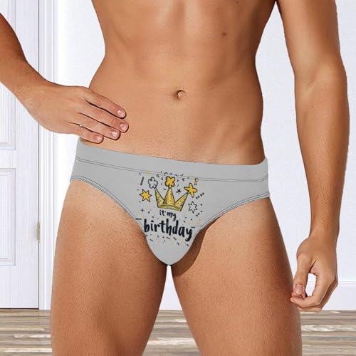 It's My Birthday Novelty Men's Swimming Brief Swimwear Pants Trunks Beach Shorts Underwear4