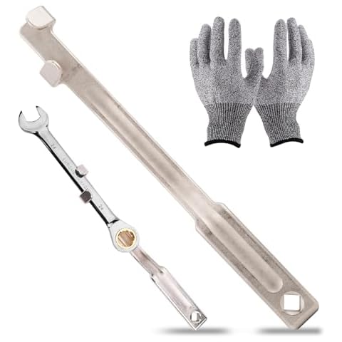 OCGIG Universal Wrench Extension Tool Bar Extra Long 15" with 1/2" Hole, Torque Amplifier Extender, Garage Repair, Auto Repair Tools set for Tradesman, Mechanics, Handyman Cover