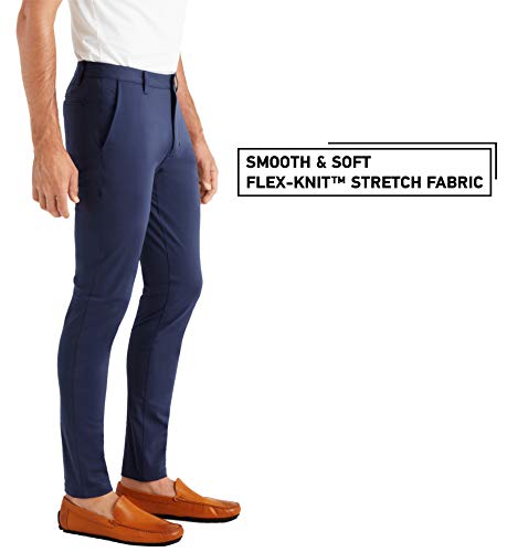 Rhone Commuter Skinny Men's Pants, Ultra Slim-Fit Mens Dress Pants, All-Day Comfort, Stretch Fabric, Work Pants for Men, Slim-Straight Leg Mens Slacks, Wrinkle Resistant Navy W33-33L3