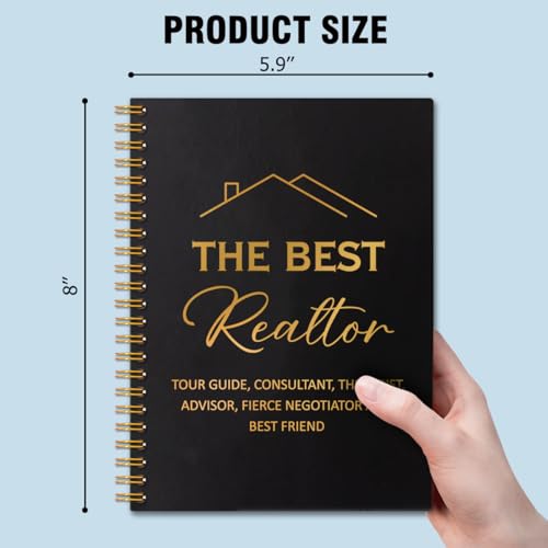 The Best Realtor Spiral Notebook Inspirational Thank You Gifts - Image 2