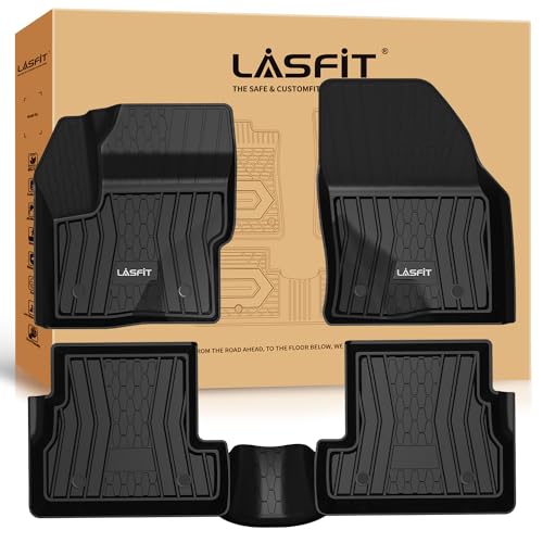 Image of LASFIT Floor Mats for Lincoln MKC 2015-2019, TPE Black