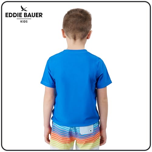 Eddie Bauer Boys' Swimwear UPF 50 Short Sleeve Rash Guard Shirt (2T-16)2