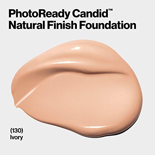 Revlon Photoready Candid Natural Finish Foundation, With Anti-Pollution, Antioxidant, Anti-Blue Light Ingredients, 130 Ivory, 0.75 Fl. Oz. #TOP3