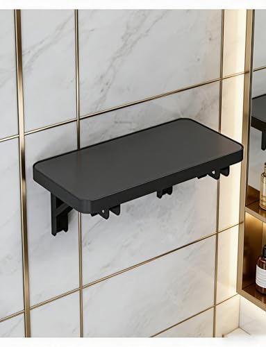 Estante plegable montado en la pared, escritorio flotante multifuncional, estante colgante ajustable para cocina, dormitorio, lavandería, apartamento pequeño