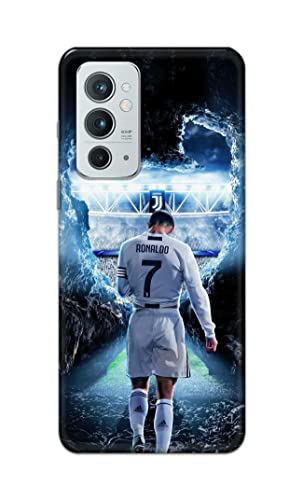 Image of Printed Hard Back Cover Case for OnePlus 9RT 5G Back Cover (Footbal Legend) -1302