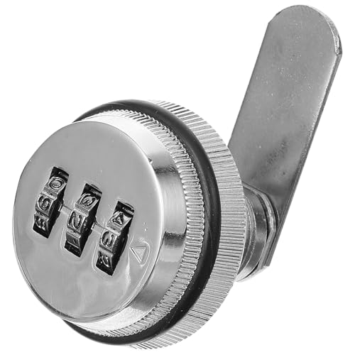 DIKACA Cerradura Metálica para Armario y Archivador de 20 MM Cerradura Codificada para Cajones y Cajas Eléctricas Combinación Mecánica para Gabinete y Escritorio