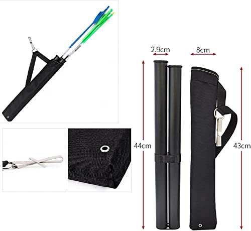 Vogbel Archery 51" Takedown Recurve Bow And Arrows Set For Adults 30 40 Lb Right Hand Longbow Kit Metal Riser For Hunting Shooting(Silver,40Lb) #TOP5