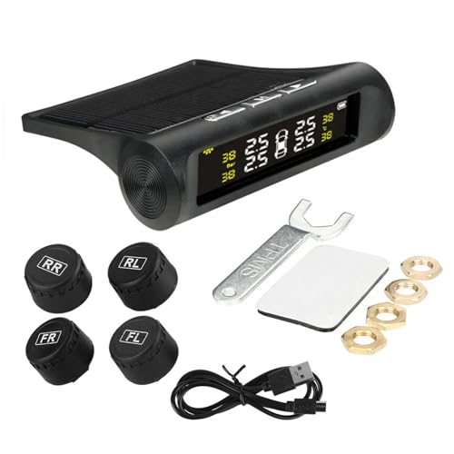 Système surveillance pression pneus avec alarme et écran LCD haute précision
