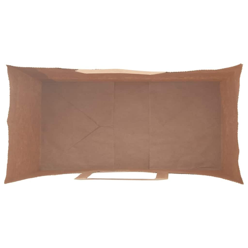 Kraftpapiertaschen 50 Stück Braun 18x8x22cm