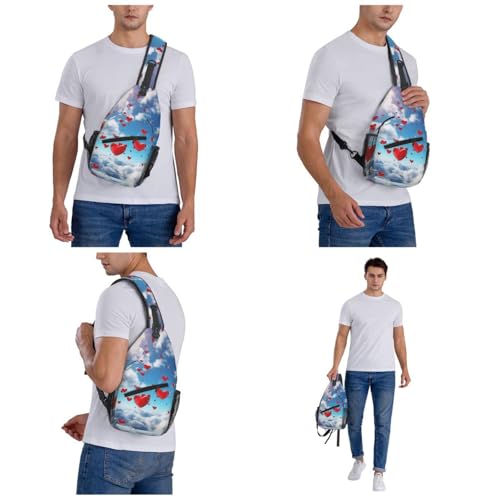 Bolso cruzado Hearts in the Sky para hombro miniatura 7