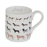 Sophie Allport - Kaffeebecher, Becher, Tasse - Woof! / Hunde - Porzellan - H: 8,3cm - Volumen: 275ml