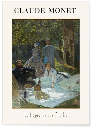 Affiche Claude Monet - Le Déjeuner sur l'Herbe