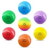 BOBOBARK 8,5 Zoll Soft-Gummibälle – 7er Set Spielbälle für Kinder mit Pumpe & Netztasche | Dodgeball/Völkerball/Kickball & Vier-Felder-Ball | Für Schule, Sportunterricht, Indoor & Outdoor