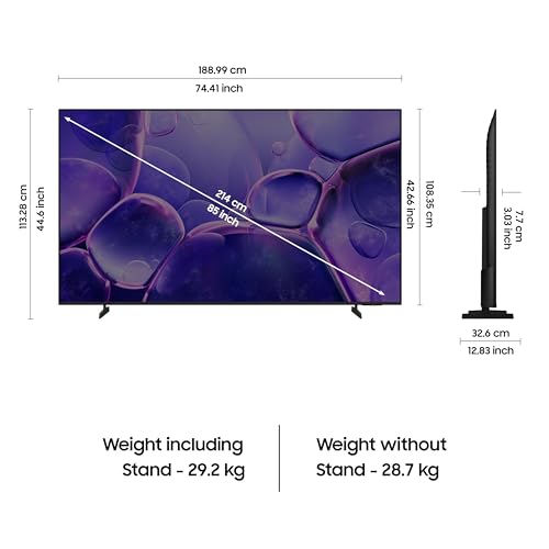 Image of Samsung 214 cm (85 inches) Crystal 4K Ultra HD Smart LED TV UA85U8500FUXXL (Black)