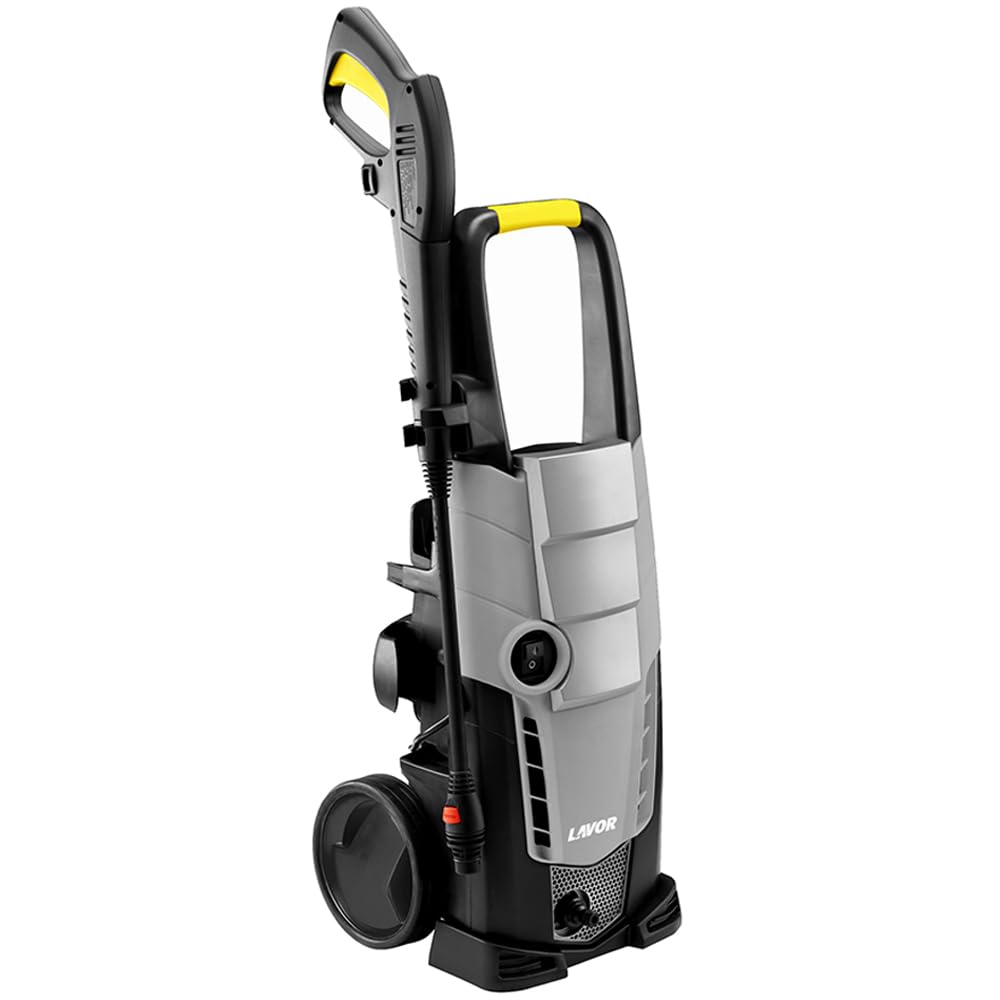 Lavor Hidrolimpiadora de agua fría GALAXY 150 ESSENTIAL GL con cepillo giratorio, Presión max 150 bar, Caudal max 450 litros por hora, Motor 2100 Watt