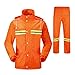 Produktbild AZZ Softshell Jacke Hallo Vis Viz, High Visibility Reflektierendes & Plain Resistant Repellent Sicherheit Mantel Berufsbekleidung Warm Top-Hosen, for Landschaftsbau/Sanitär