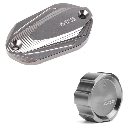 Bouchon de réservoir de frein pour Ninja 400 2018-2021 avant arrière gris