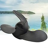 Contenu de l'emballage et compatibilité : le colis contient 1 hélice hors-bord compatible avec les moteurs hors-bord 5 et 3,5 ; conçue comme un remplacement pour les petits bateaux marins, les canots pneumatiques et les tenders pour restaurer les performances.