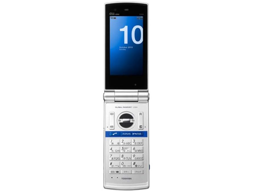 ガラケーauS005 Amazon | au T005 ファインブルー 携帯電話 白ロム 東芝 | au