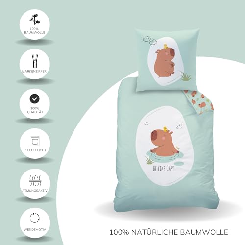 Ropa de cama de capibara para transformar un dormitorio juvenil con estilo 3
