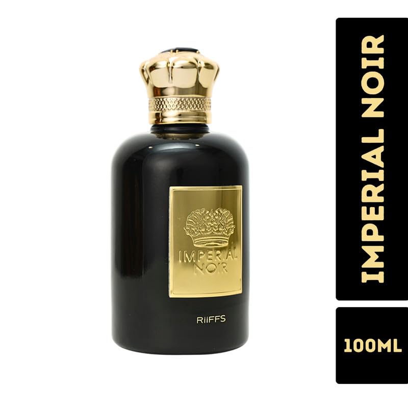Image of RiiFFS Imperial Noir Perfume For Men | Long-Lasting Eau De Parfum | Sophisticated, Warm & Masculine - Ideal for Special Occasions - 100ml