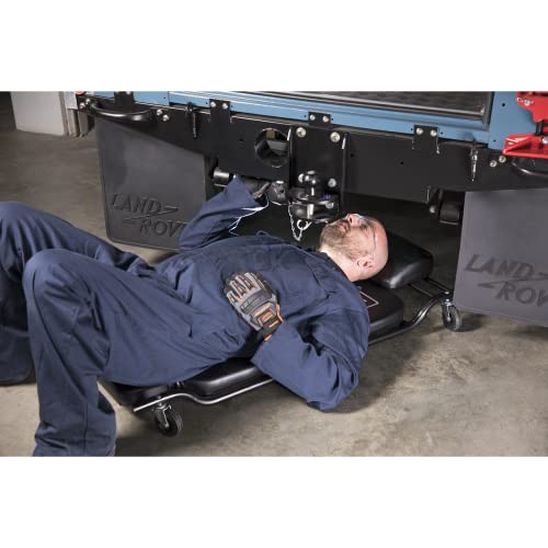 SEALEY scr84 Stahl Creeper mit 6 Rädern und Blumenkasten Deluxe Kopfstütze