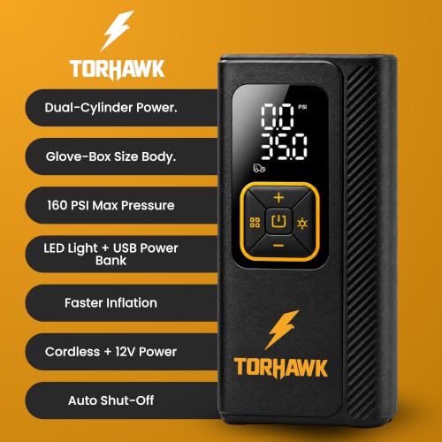 Torhawk Portable Tire Inflator