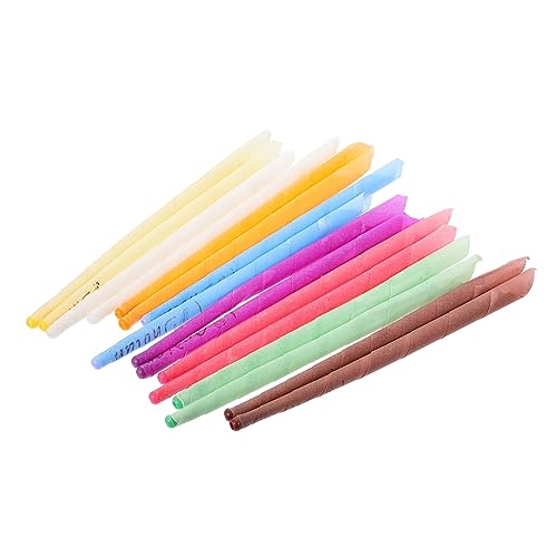 Ipetboom 8pares Velas Para Limpieza De Oídos Velas De Cera Aromáticas Para Remover Cera De Oído Portátiles Y Efectivas Para Relajación Y Cuidado Del Oído