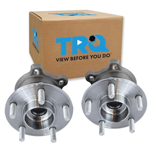 Image of TRQ Rear Wheel Bearing and Hub Assembly Set 2 Piece Compatible with 13-19 Ford Escape AWD 15-16 Lincoln MKC AWD 17-18 MKC Black Label Select Reserve 17-18 Select Reserve FWD 2019
