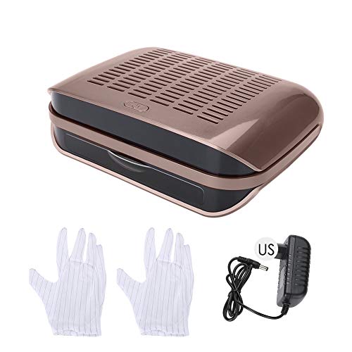 Nail Dust Collector, 60W Large power Professional Salon Nail Dust Suction Machine Nail Vacuum Cleaner Nail Art Equipment for Manicure (2#)