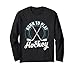 Born To Play - Camicia da hockey su ghiaccio, giocatore di hockey su ghiaccio Maglia a Manica