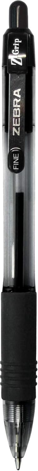 Zebra Pen Z-Grip Retractable Ballpoint Pen, Fine Point, 0.7mm, Black/Blue Ink, 30-Pack, Assorted : Office Products