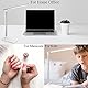 Qualore Schreibtischlampe, LED Tischlampe Dimmbar mit 5 Helligkeitsstufen 5 Farb, USB Anschluss, Auto Timer, Touchpanel, Memory-Funktion, Augenfreundliche Nachttischlampe für Kinder Mädchen