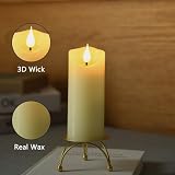 Koelaa Świeca ładowalna, świece USB, świeca LED, świeca do świecznika, świeca bezpłomieniowa, świeca zdalnie sterowana, świece z timerem, świeca do kominka, świąteczna dekoracyjna - 5,3 x 18 cm
