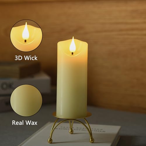 Koelaa Candlestick Candle, Rechargeable Candle, Flameless, LED Candles with Timer and Remote Control - Image 4