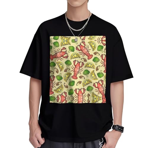 T-shirt en coton frais et respirant pour homme à motif imprimé