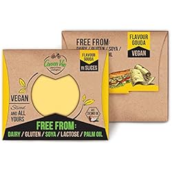 GreenVie Queso Gouda en Lonchas vegano 180g (Pack de 2)
